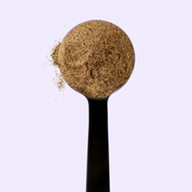 Metal serving spoon